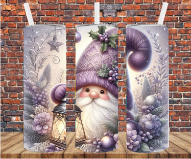 Christmas Gnome - Tumbler Wrap - Sublimation Transfer