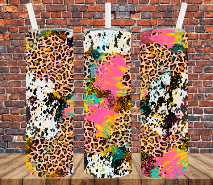 Colorful Grunge - Tumbler Wrap Sublimation Transfers