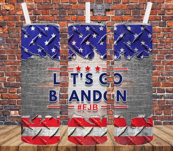 Let's Go Brandon - Tumbler Wrap Sublimation Transfers