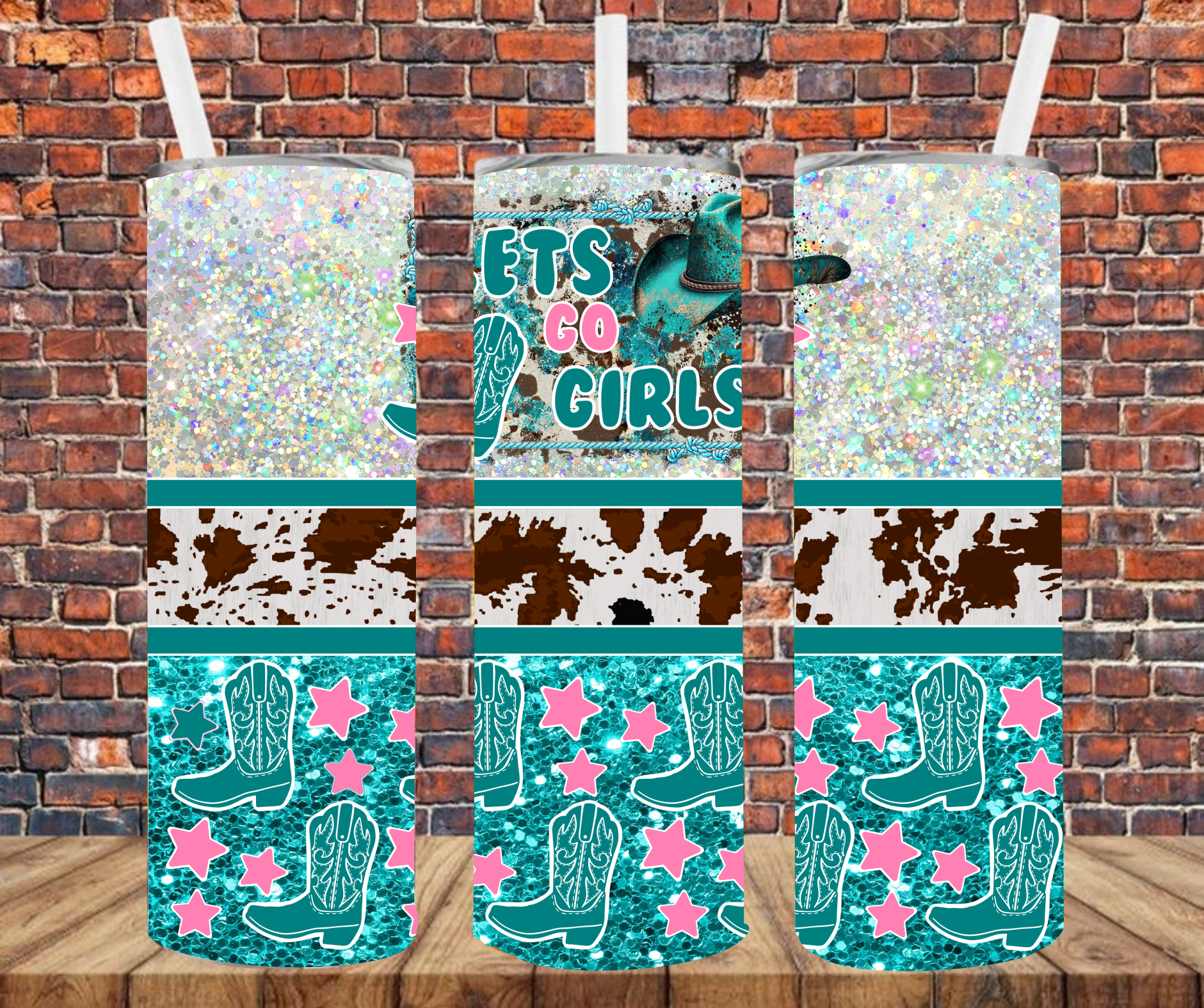 Let's Go Girls - Tumbler Wrap - Sublimation Transfers