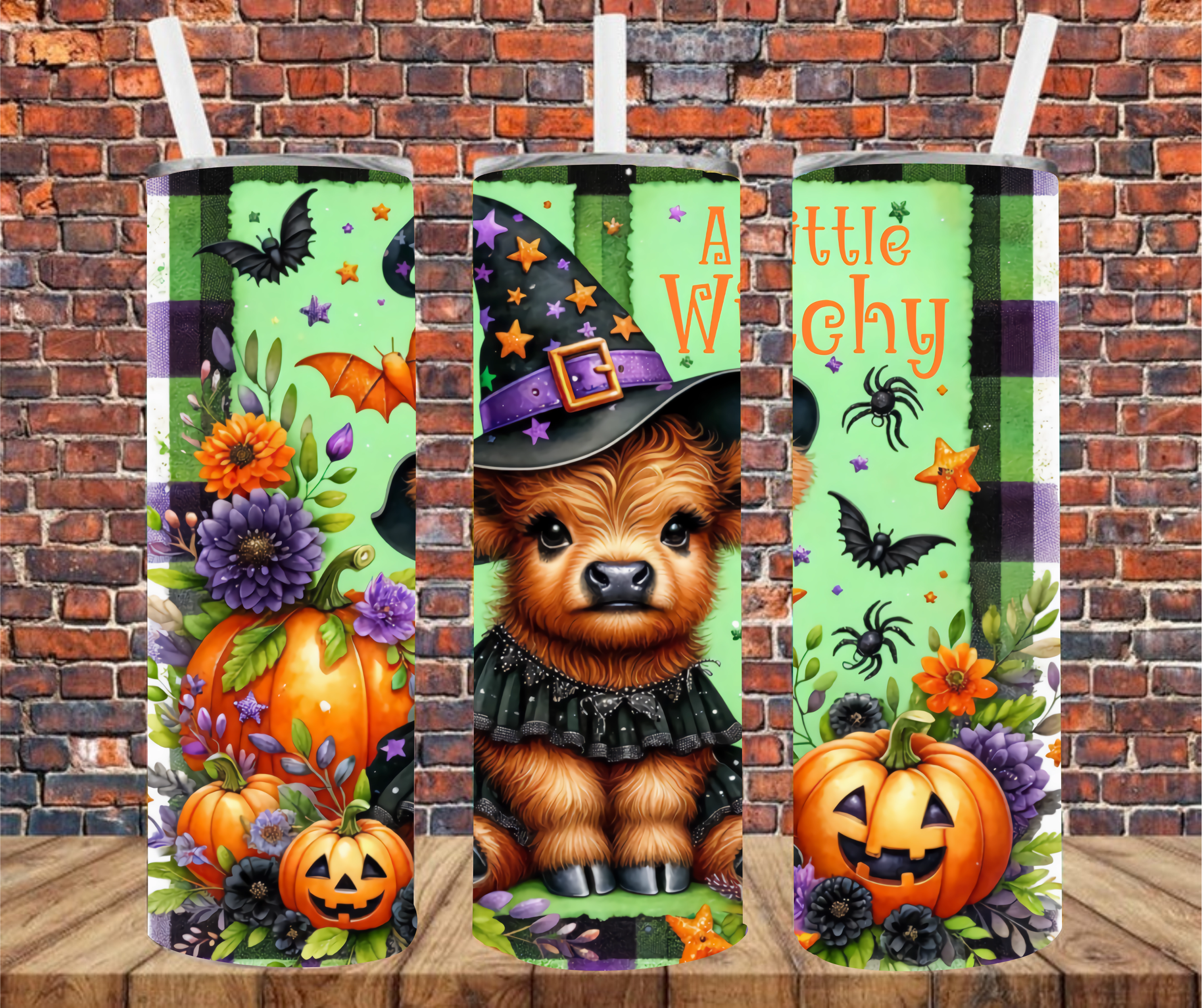 A Little Witchy - Tumbler Wrap - Sublimation Transfers