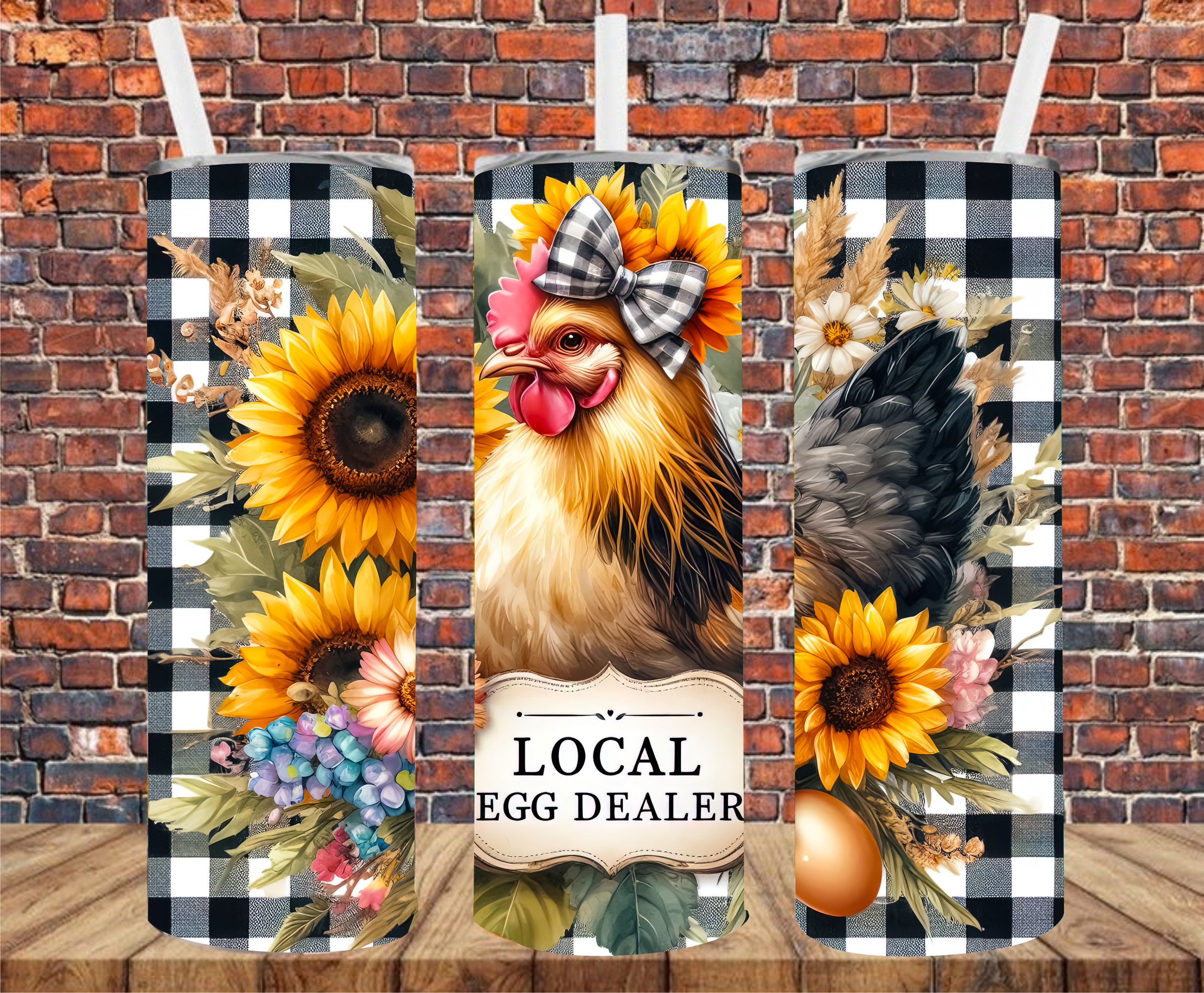 Local Egg Dealer - Tumbler Wrap - Sublimation Transfer