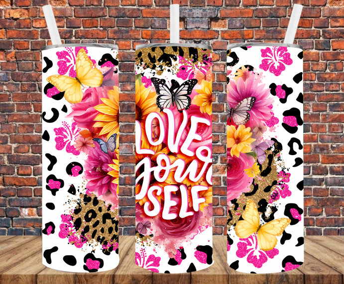 Love Yourself - Tumbler Wrap - Sublimation Transfers