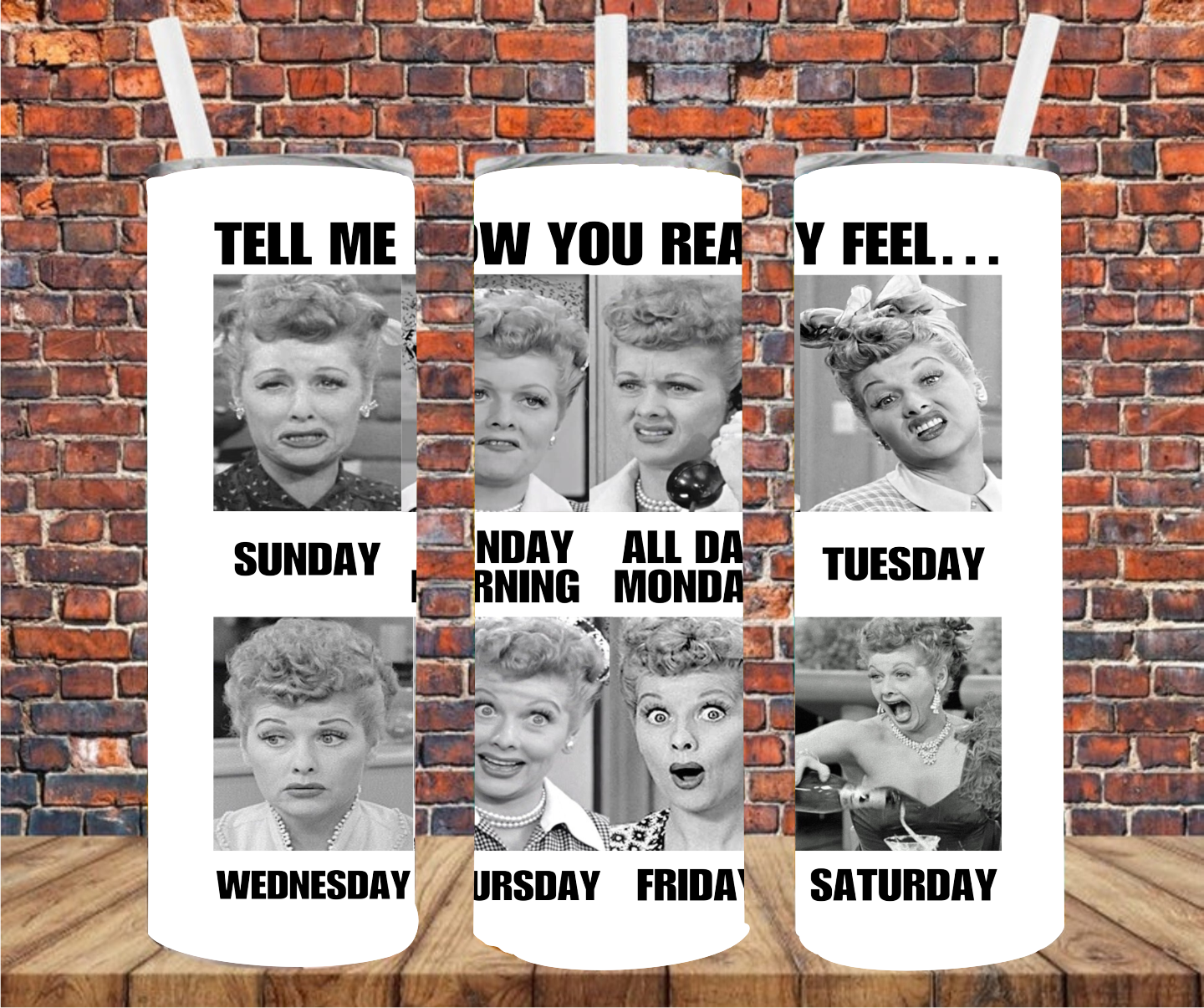 TV Show Character - Tumbler Wrap Sublimation Transfers