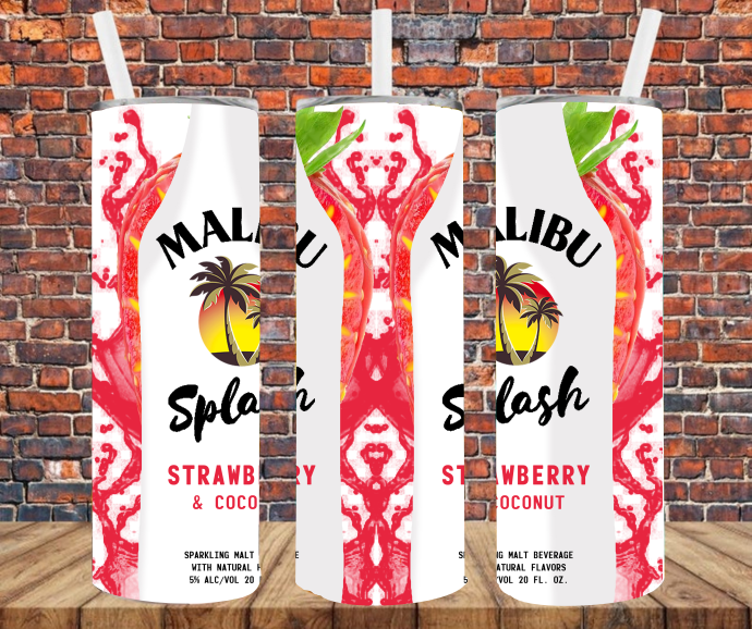 Adult Beverages- Tumbler Wrap Sublimation Transfers