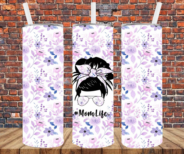 #momlife - Tumbler Wrap - Sublimation Transfer