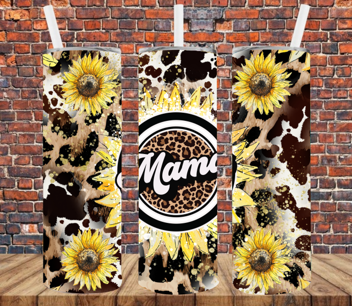 Mama Sunflowers - Tumbler Wrap Sublimation Transfers