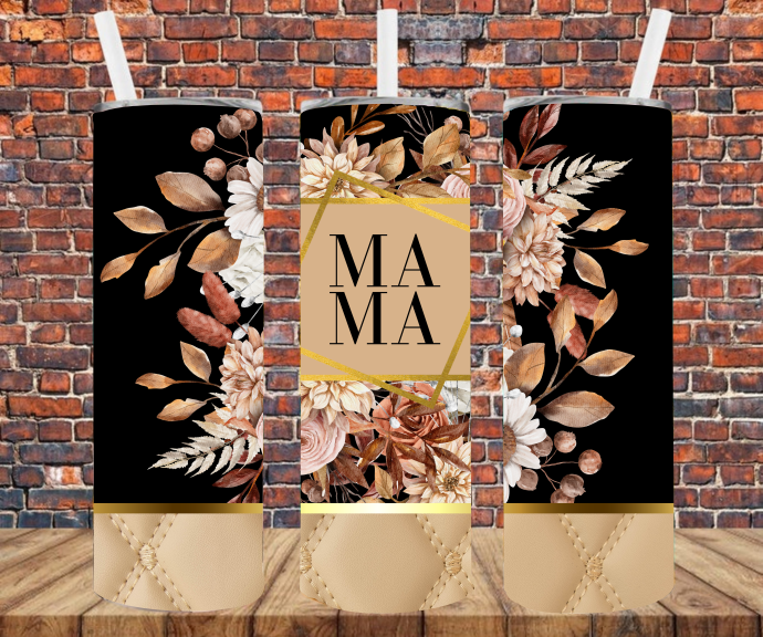 Mama Floral - Tumbler Wrap - Sublimation Transfers