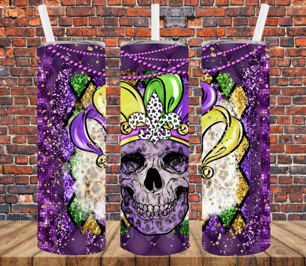 Mardi Gras - Tumbler Wrap Sublimation Transfers
