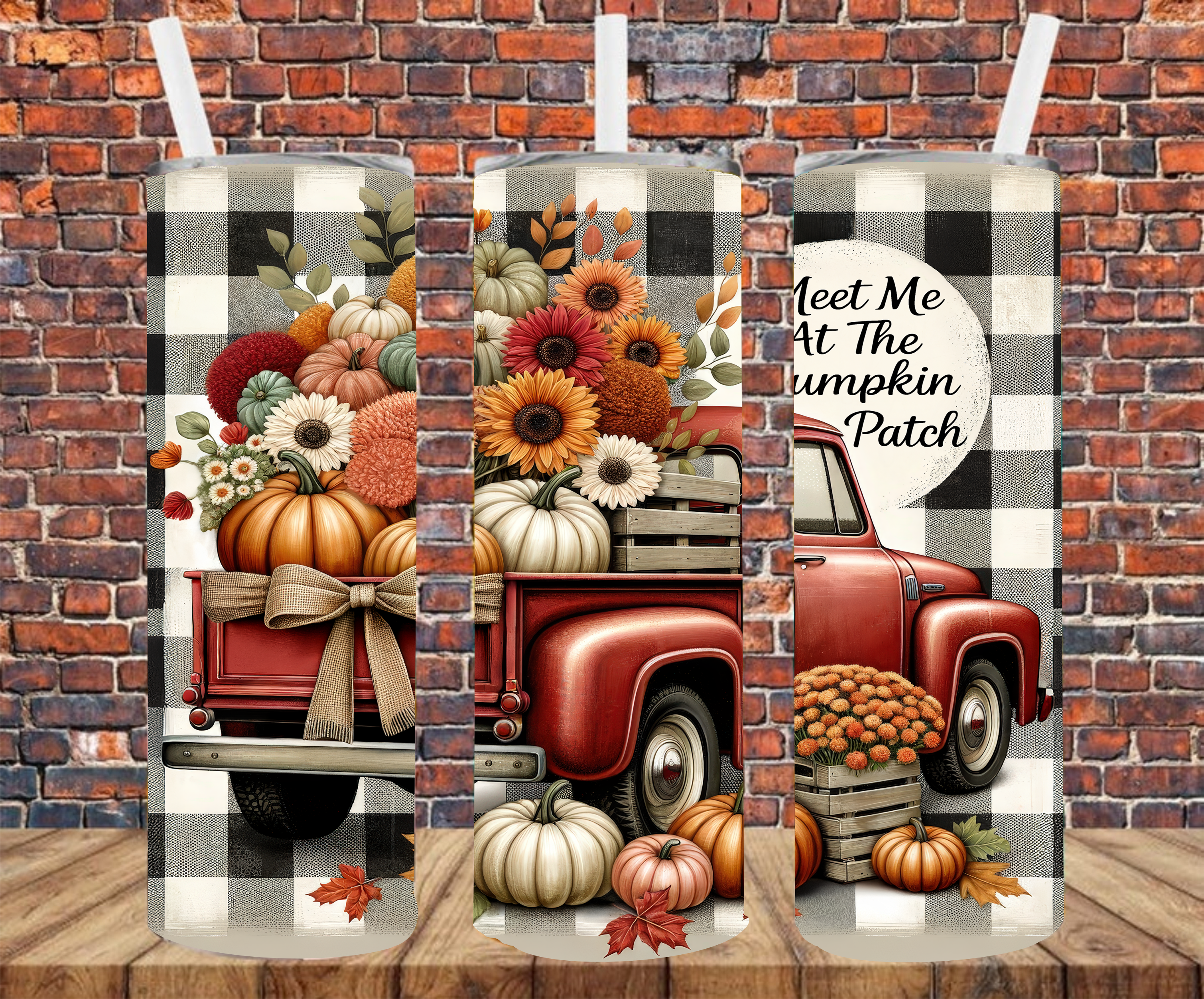 Meet Me At The Pumpkin Patch - Tumbler Wrap - Sublimation Transfers