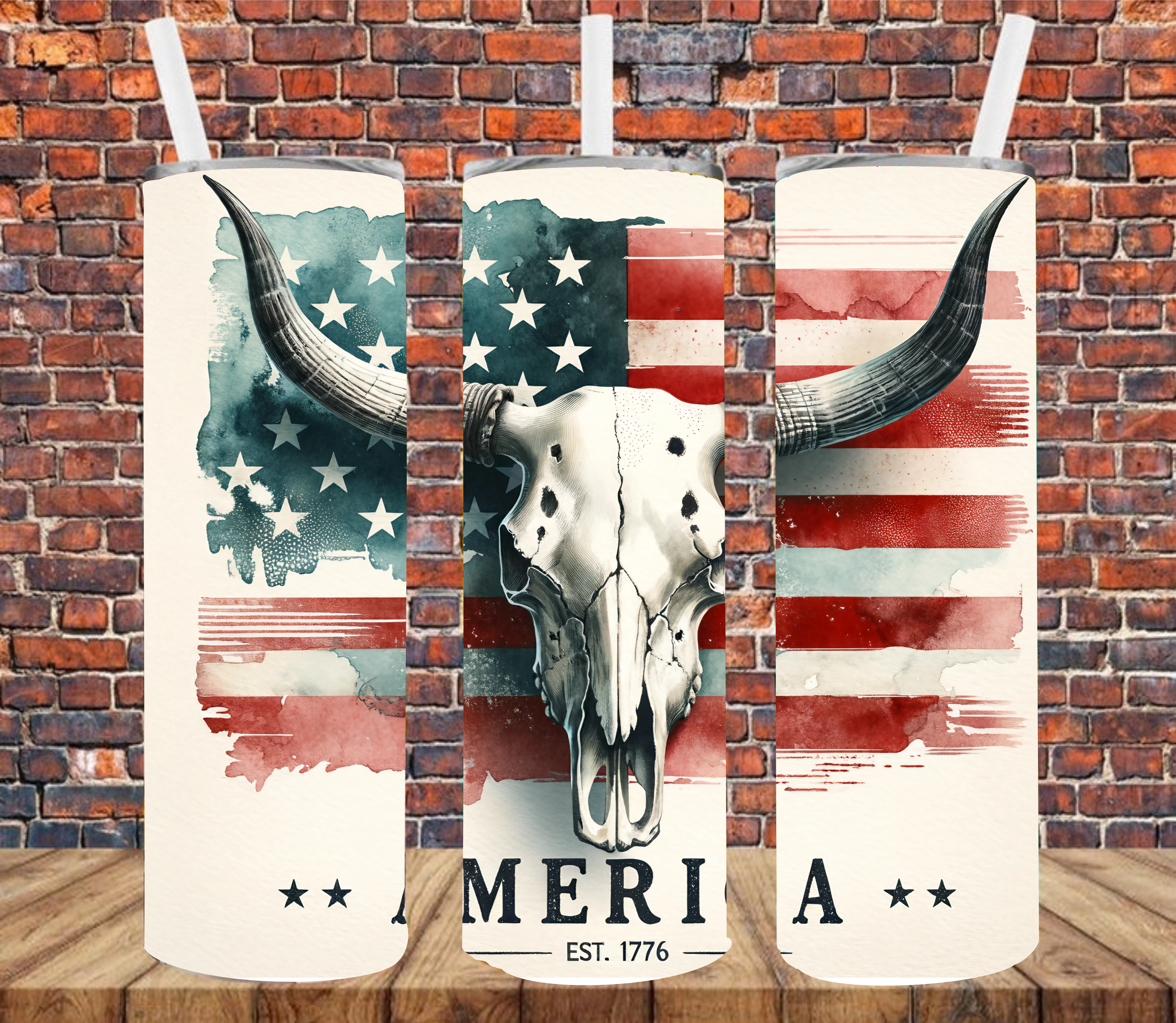 America - Tumbler Wrap - Sublimation Transfer
