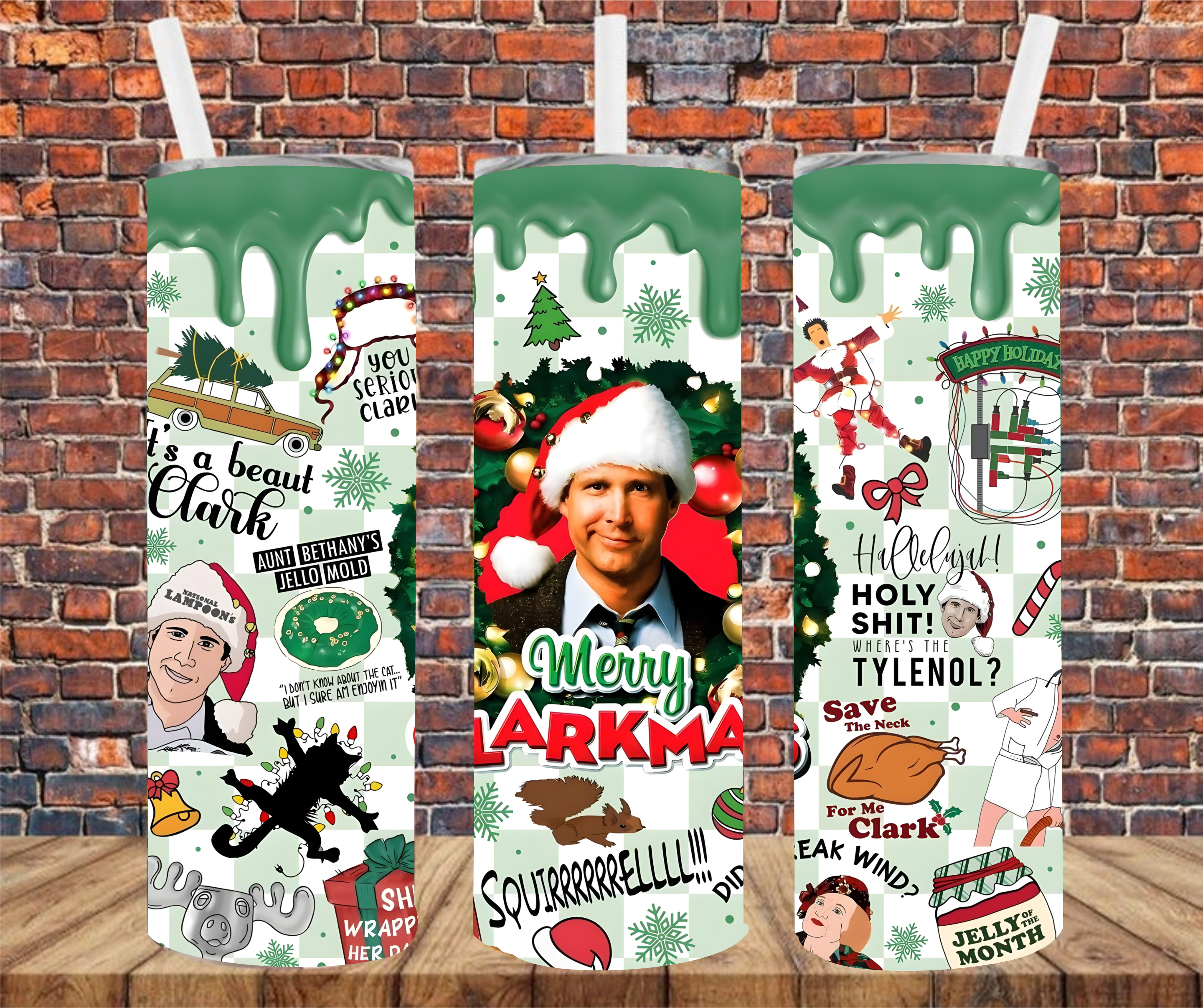 Christmas Character - Tumbler Wrap - Sublimation Transfers