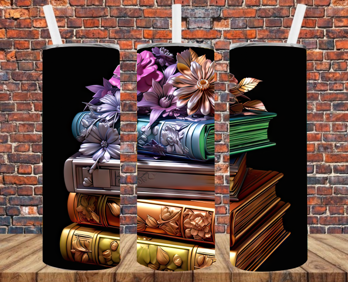 Metal Effect Books - Tumbler Wrap - Sublimation Transfers