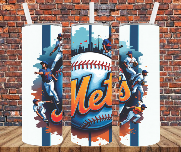 Baseball - Tumbler Wrap - Sublimation Transfer