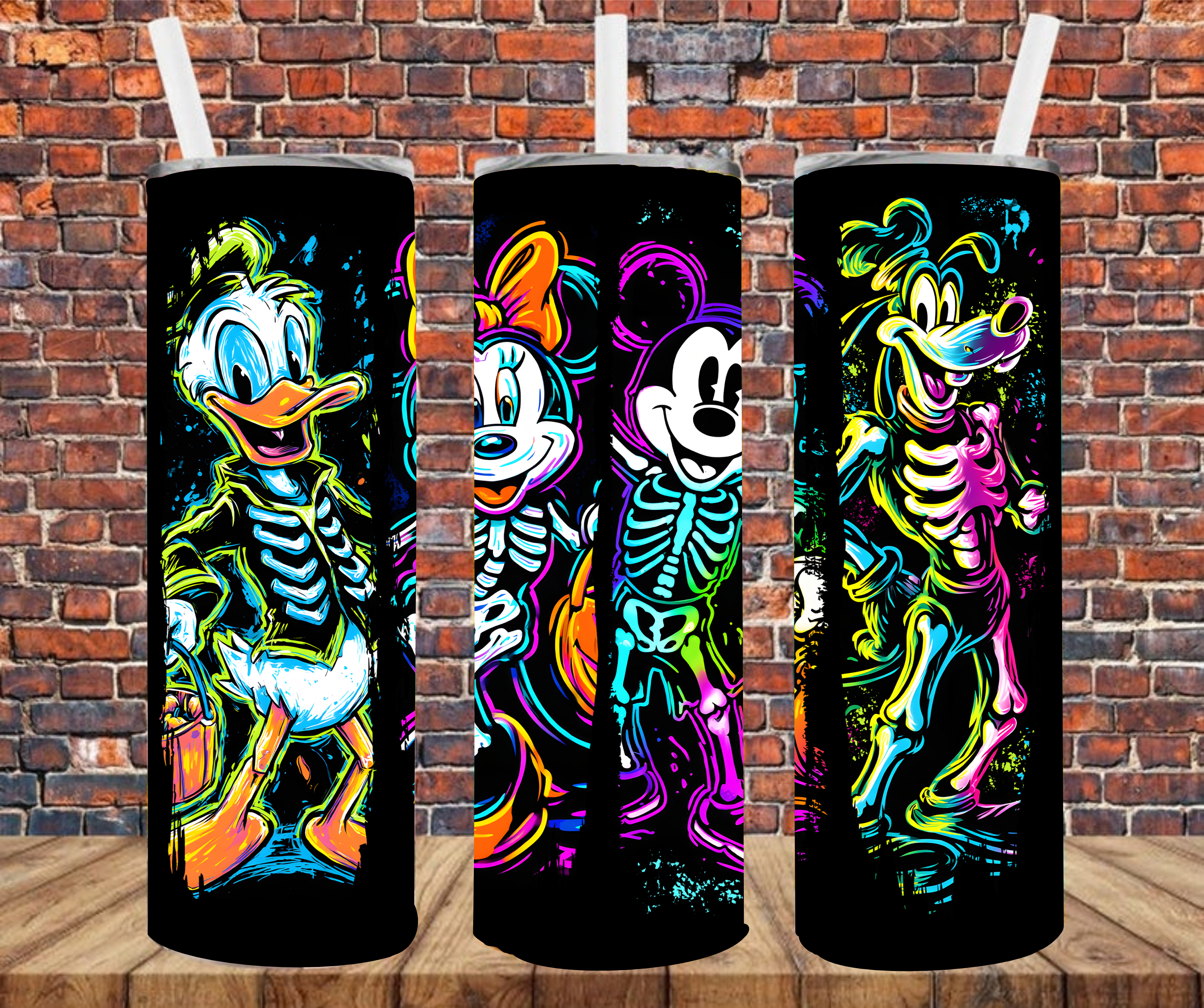 Halloween Characters - Tumbler Wrap - Sublimation Transfers