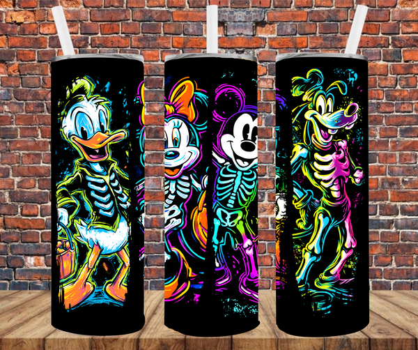 Halloween Characters - Tumbler Wrap - Sublimation Transfers