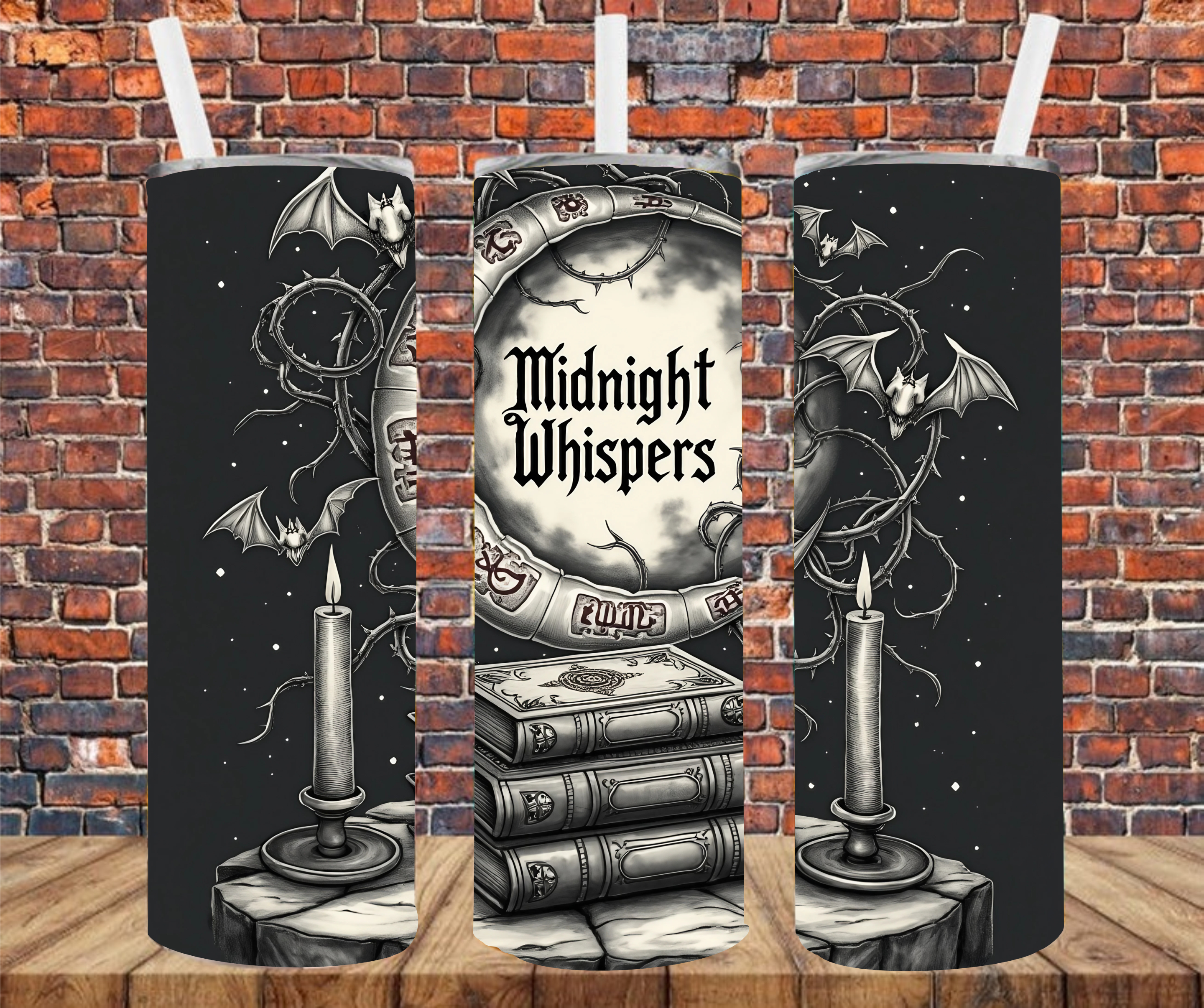 Midnight Whisper - Tumbler Wrap - Sublimation Transfer
