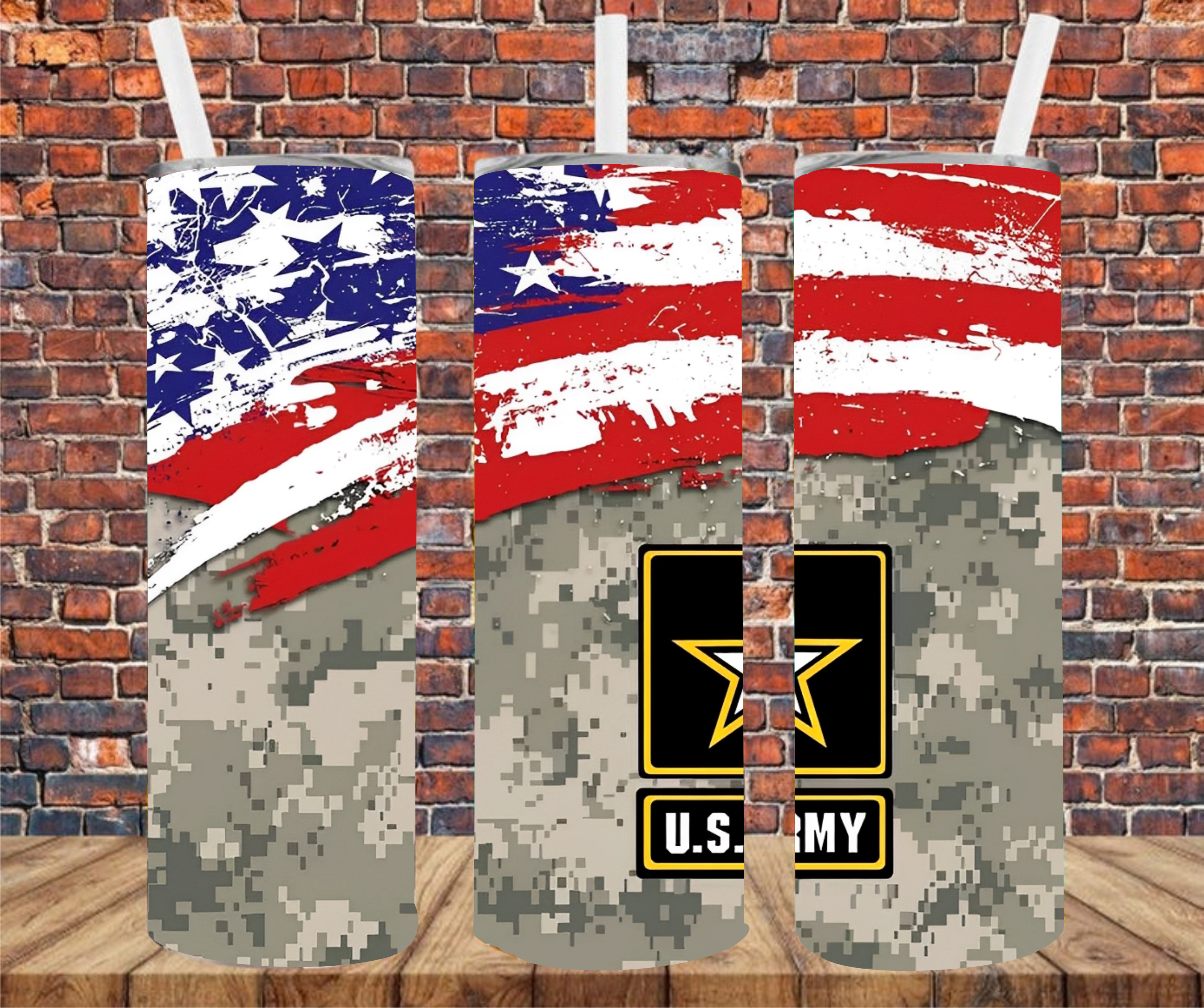 Military - Tumbler Wrap - Sublimation Transfer