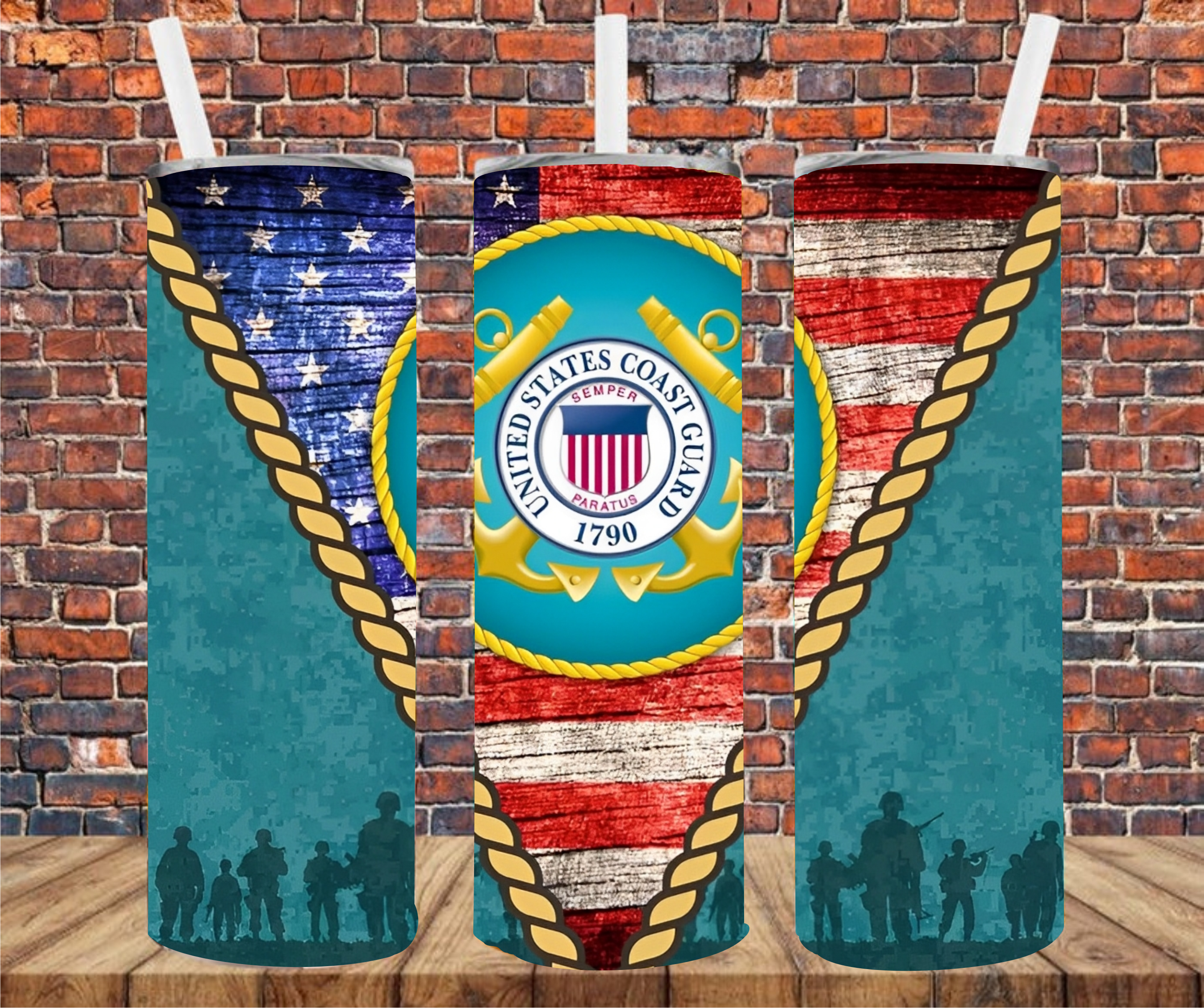 Military - Tumbler Wrap - Sublimation Transfer