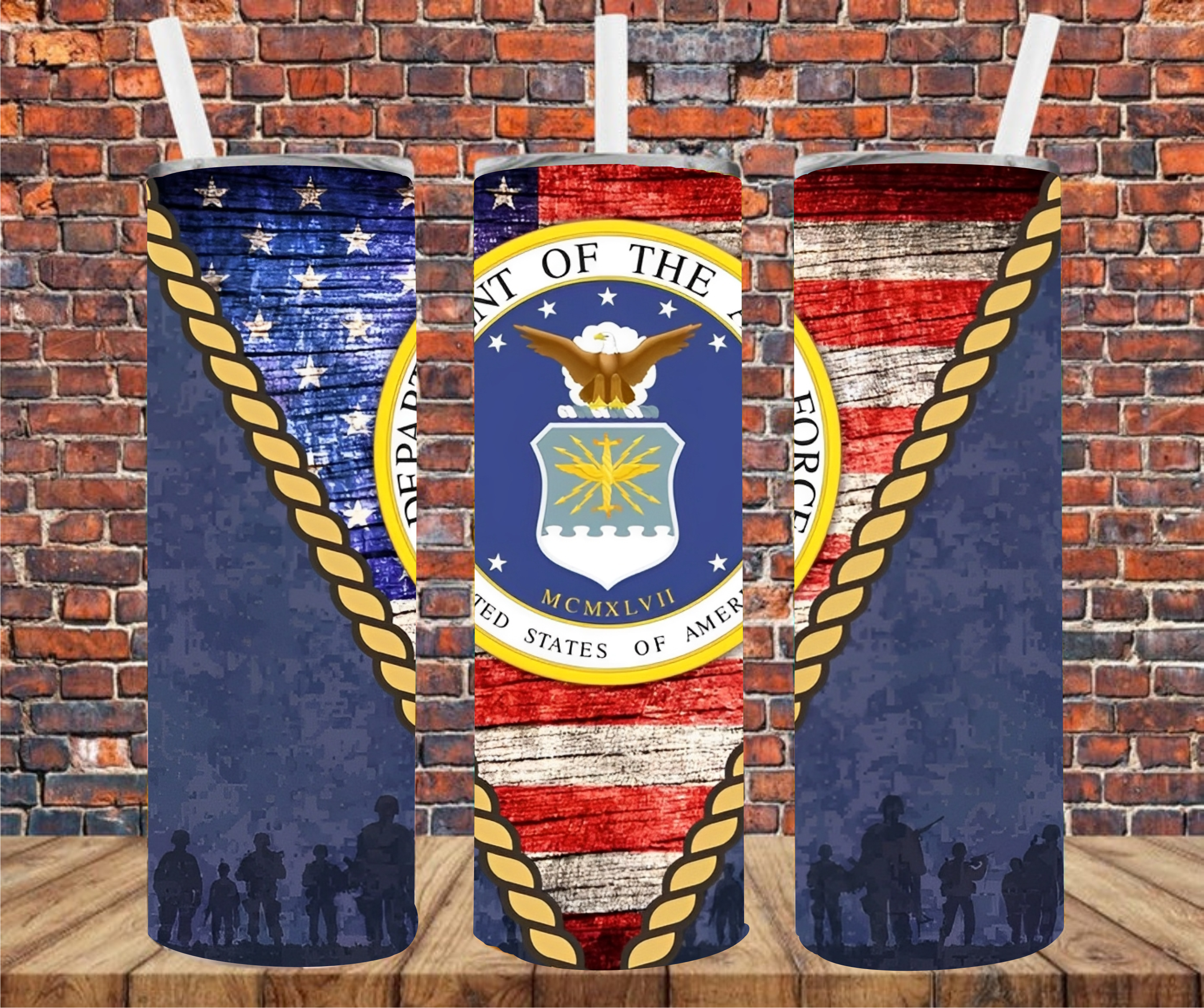 Military - Tumbler Wrap - Sublimation Transfer
