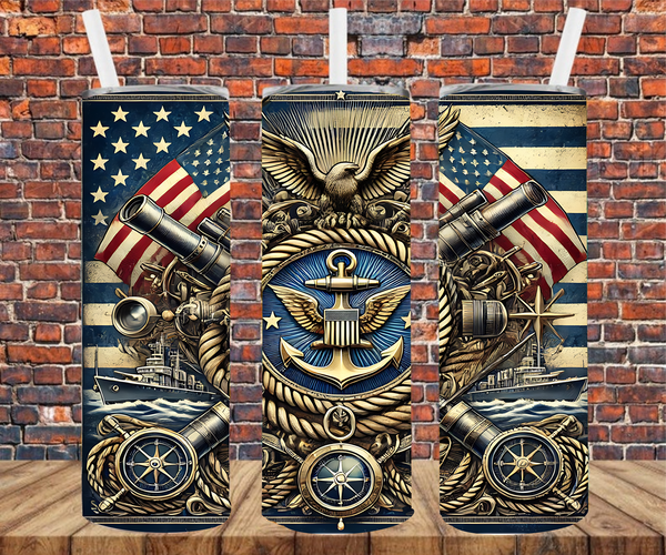Military - Tumbler Wrap - Sublimation Transfers