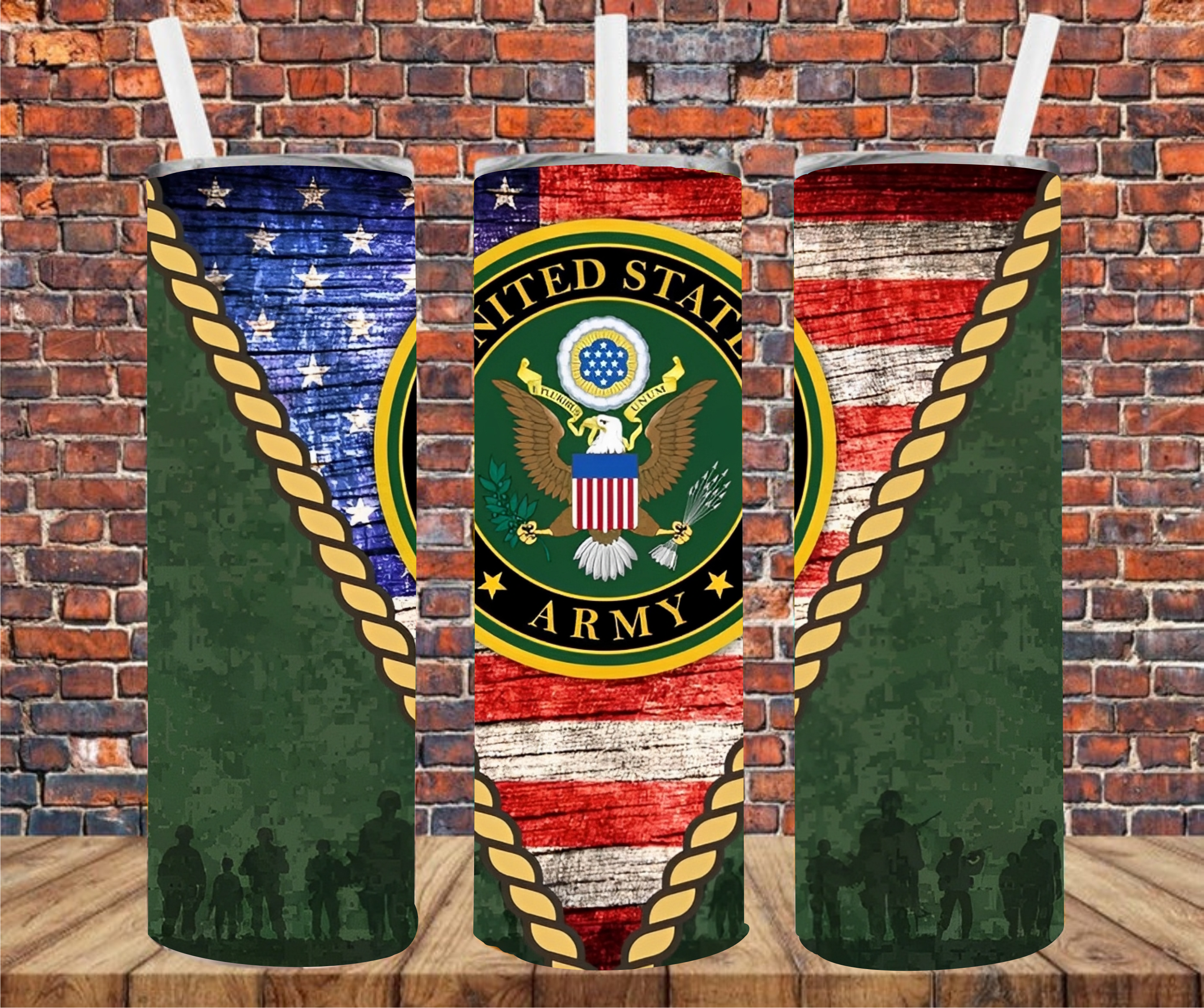 Military - Tumbler Wrap - Sublimation Transfer