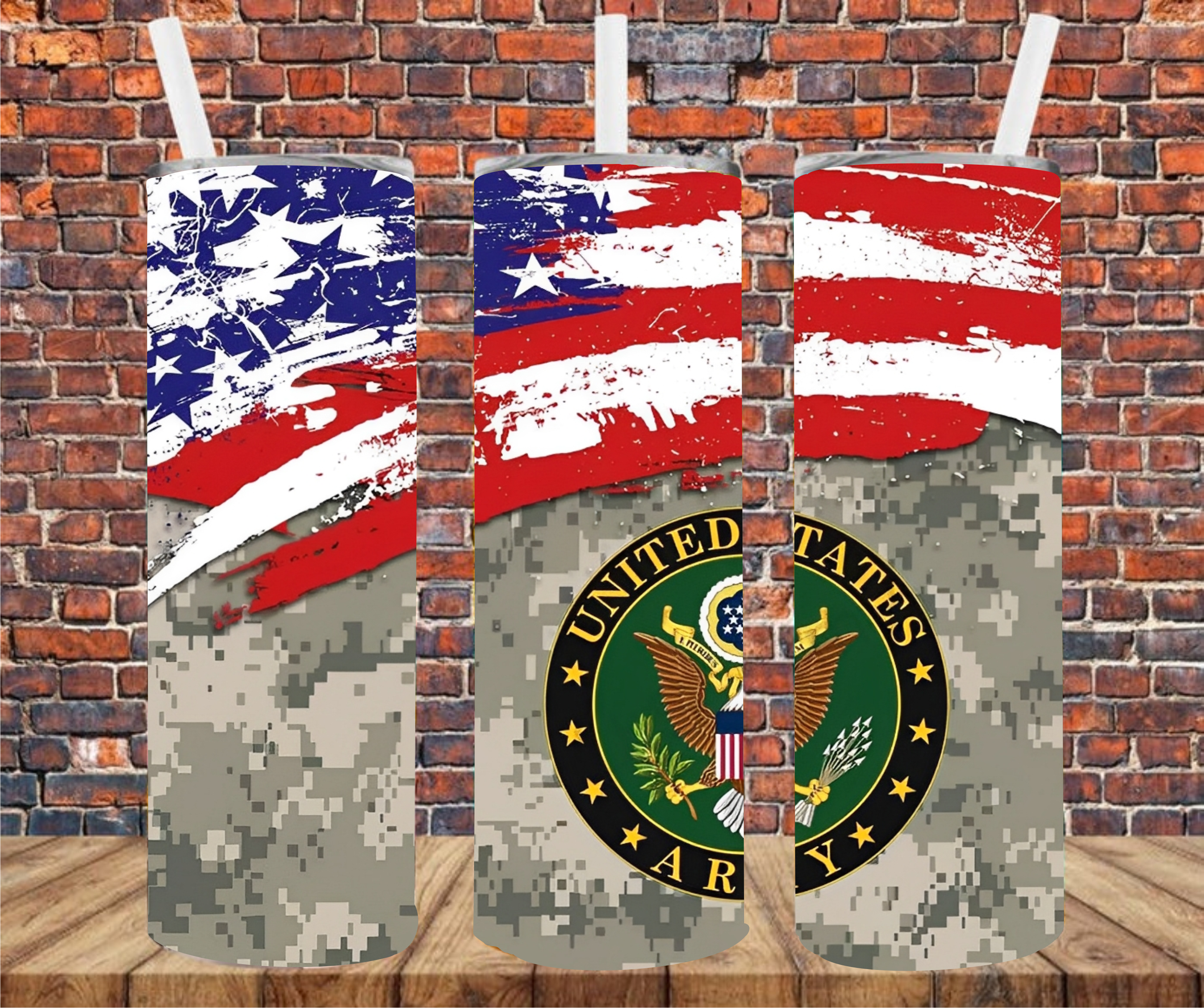 Military - Tumbler Wrap - Sublimation Transfer