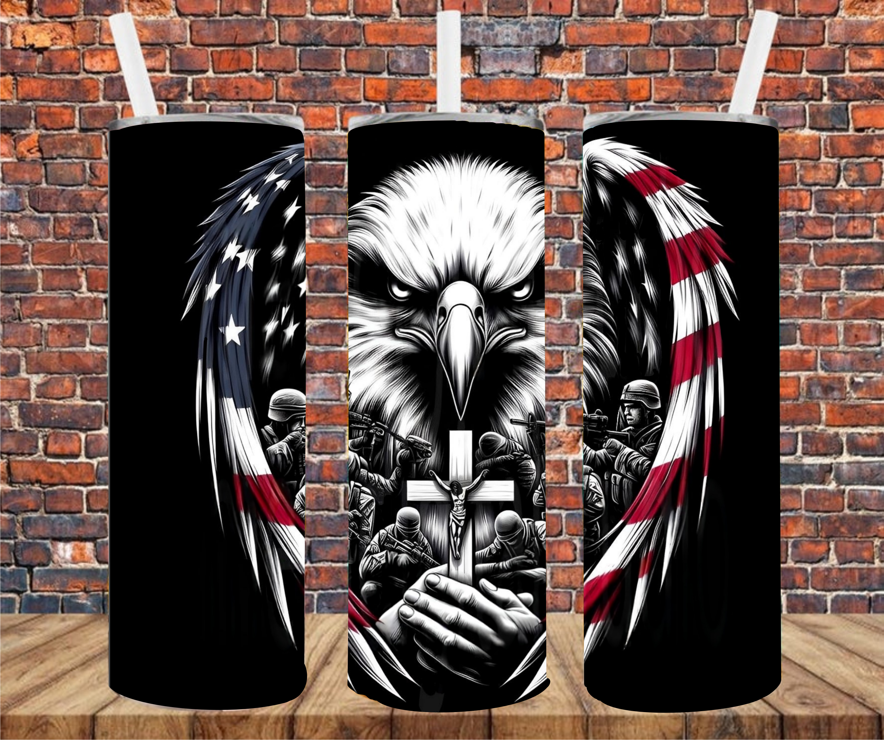Patriotic - Tumbler Wrap - Sublimation Transfer