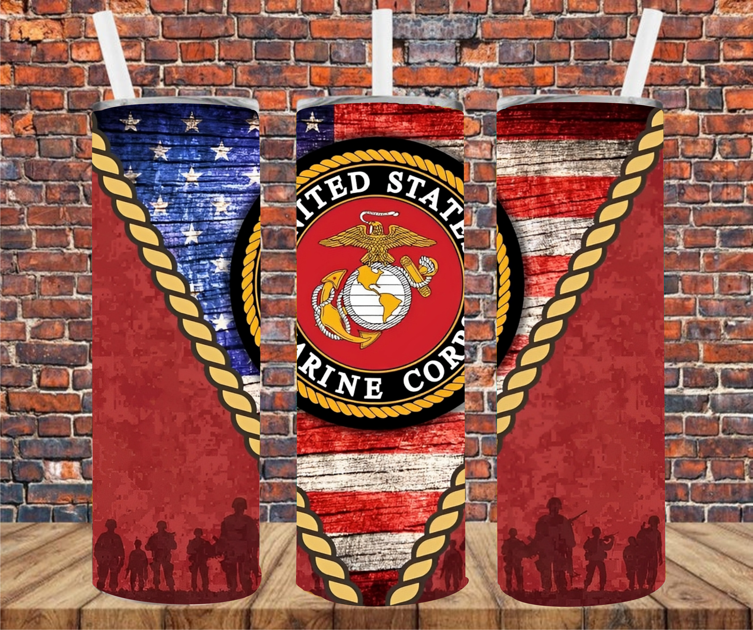Military - Tumbler Wrap - Sublimation Transfer