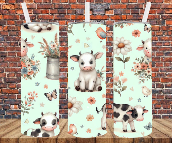 Soft Farm Animals - Tumbler Wrap - Sublimation Transfers