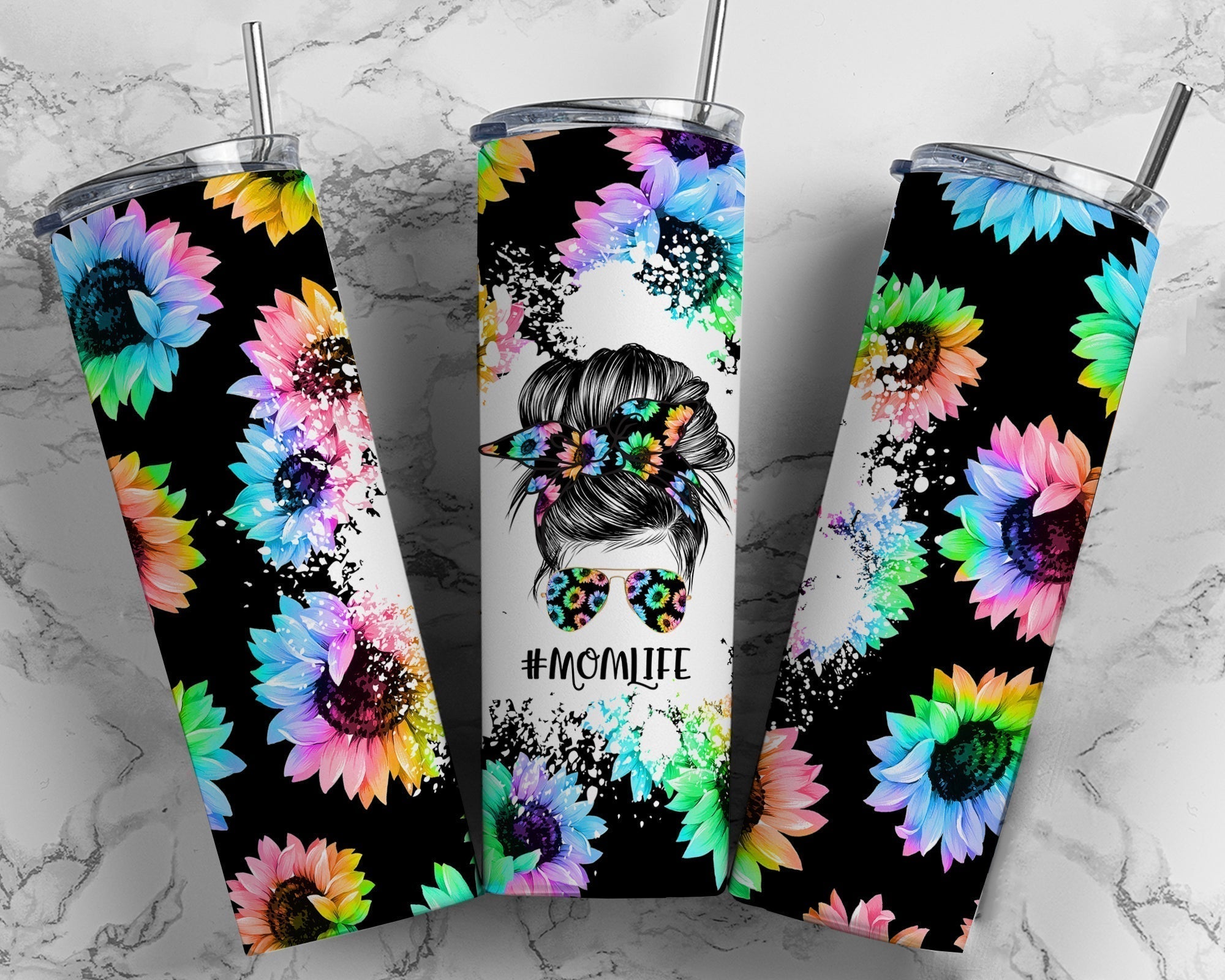 Mom Life - Tumbler Wrap Vinyl Transfers