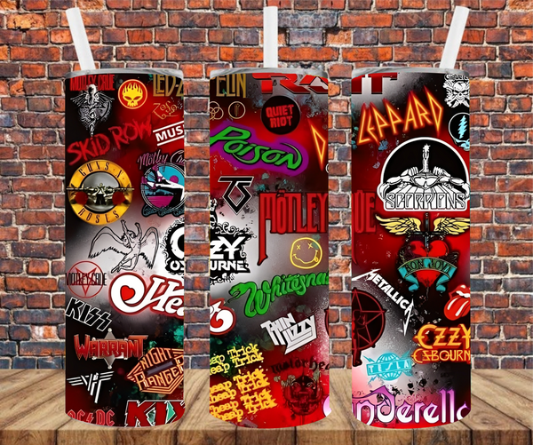 Music - Tumbler Wrap - Sublimation Transfers