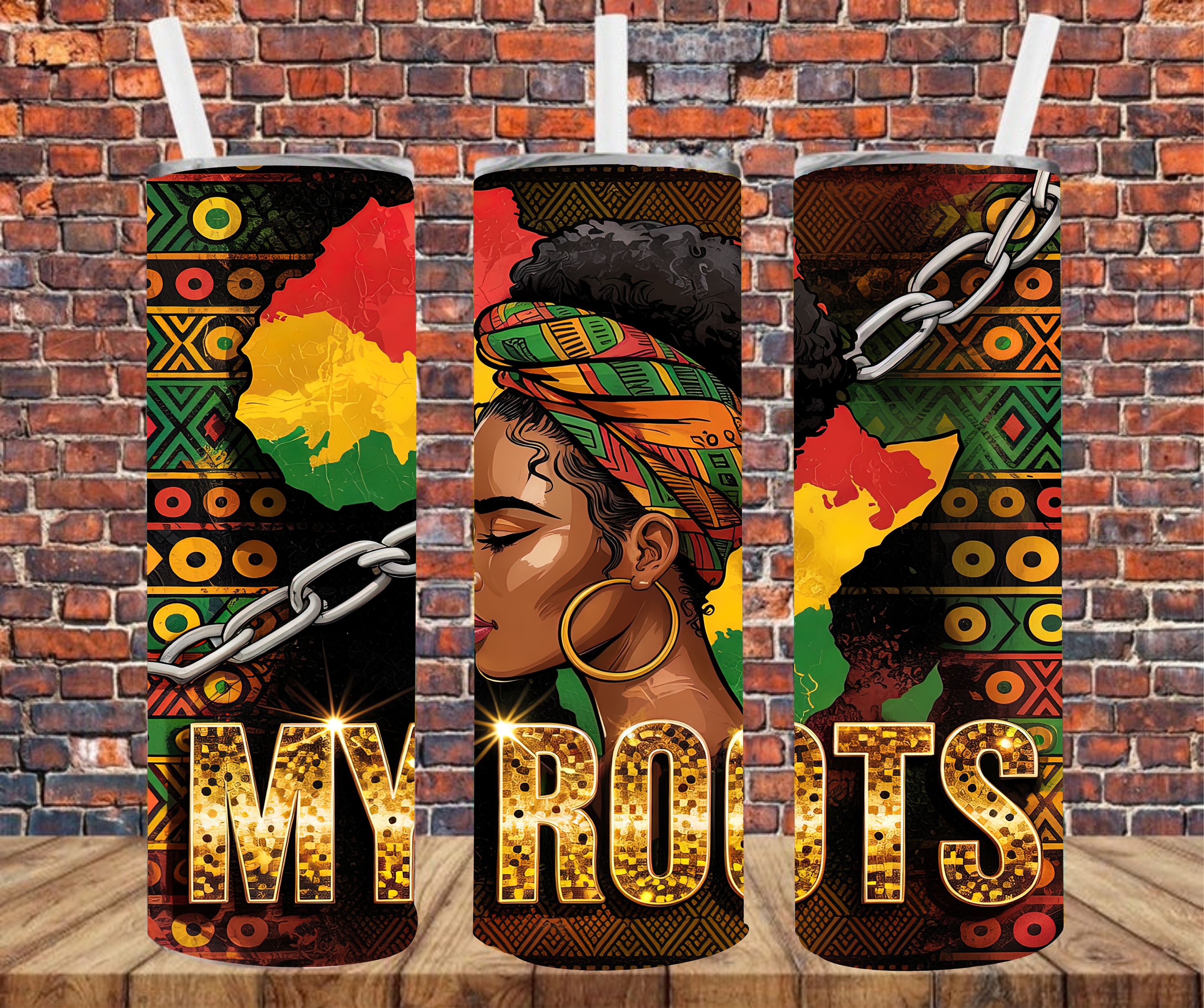 My Roots -  Tumbler Wrap - Sublimation Transfer