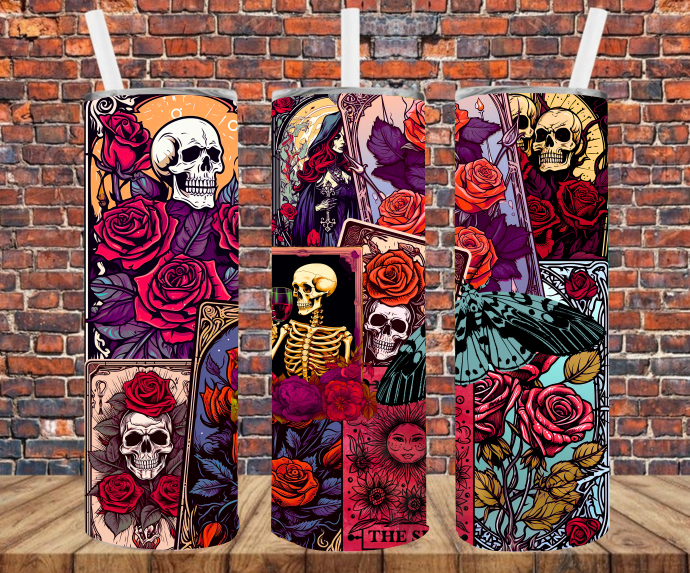 Tarot Cards - Tumbler Wrap - Sublimation Transfers