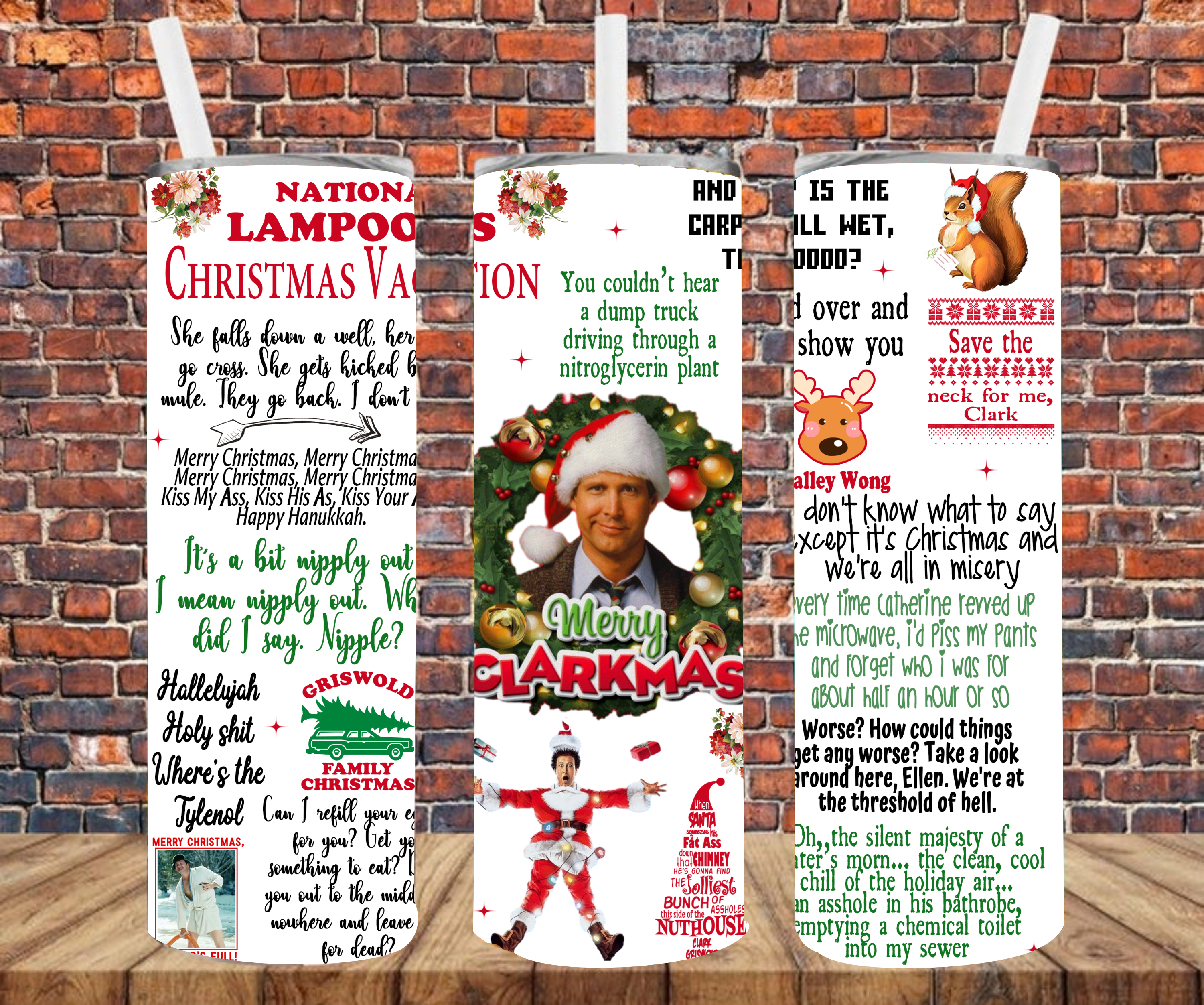 Christmas Movie - Tumbler Wrap - Sublimation Transfers
