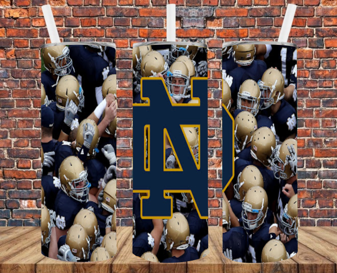 Football Indiana - Tumbler Wrap - Sublimation Transfers