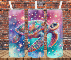 Sea Turtle - Tumbler Wrap - Sublimation Transfers