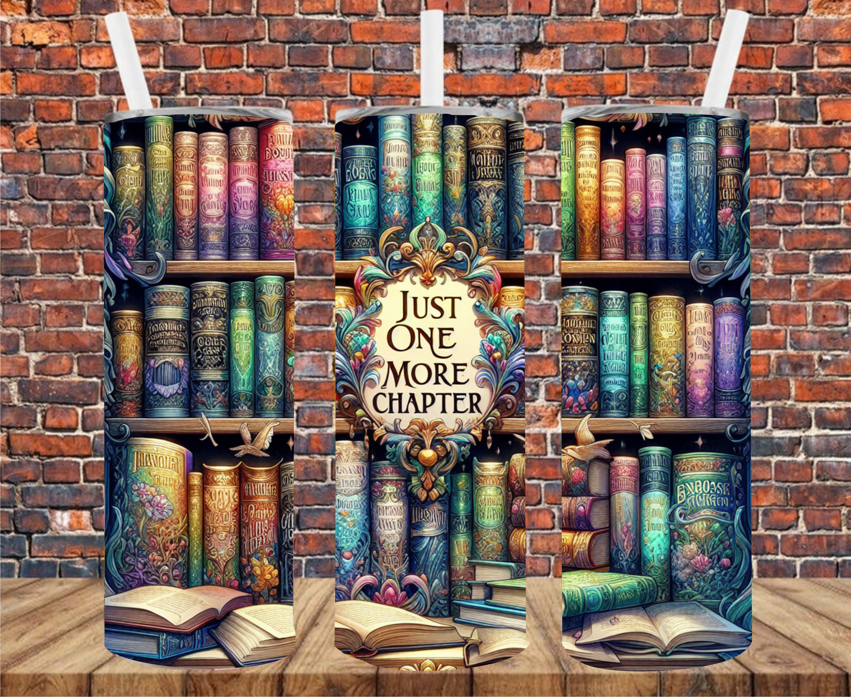 One More Chapter - Tumbler Wrap - Vinyl Transfers