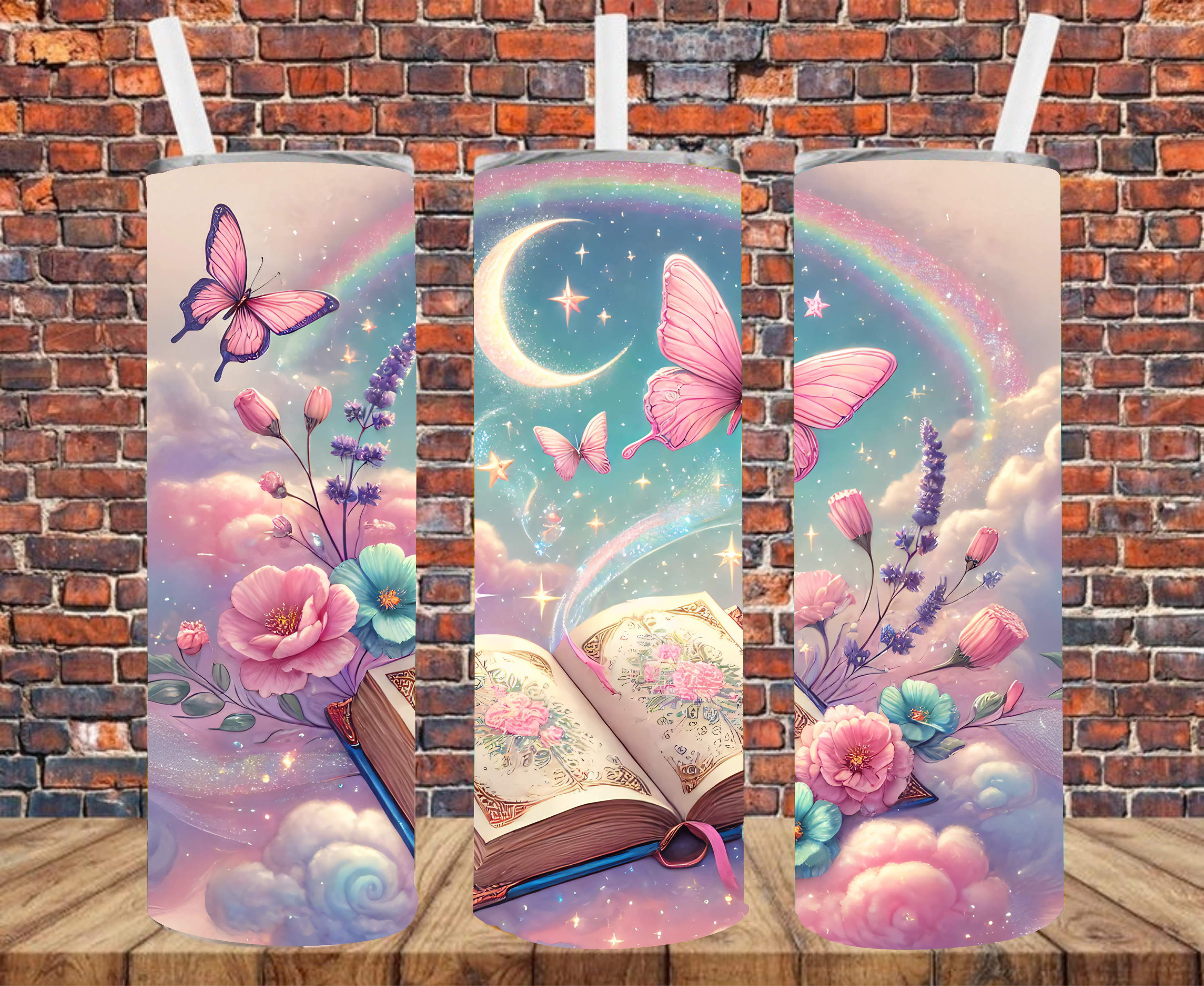 Book Lover - Tumbler Wrap - Sublimation Transfer