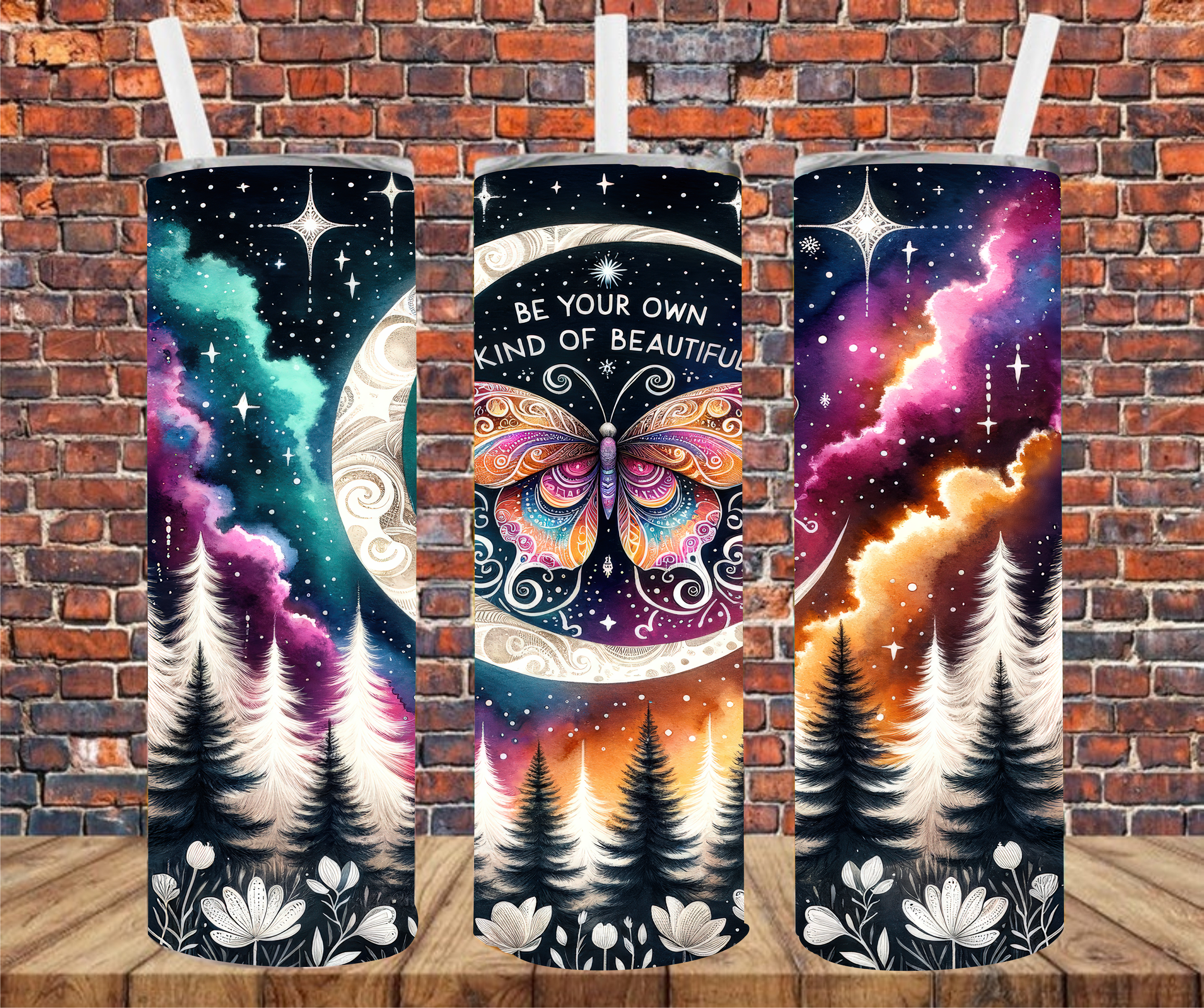 Be Your Own Kind Of Beautiful - Tumbler Wrap - Sublimation Transfer