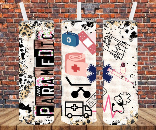 PARAMEDIC - Tumbler Wrap Sublimation Transfers