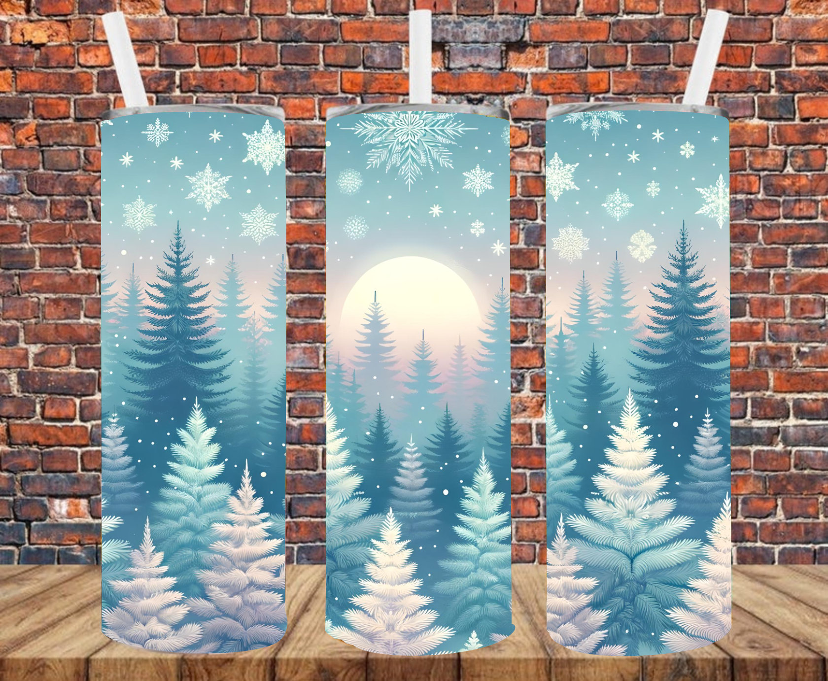 Retro Christmas - Tumbler Wrap - Sublimation Transfers