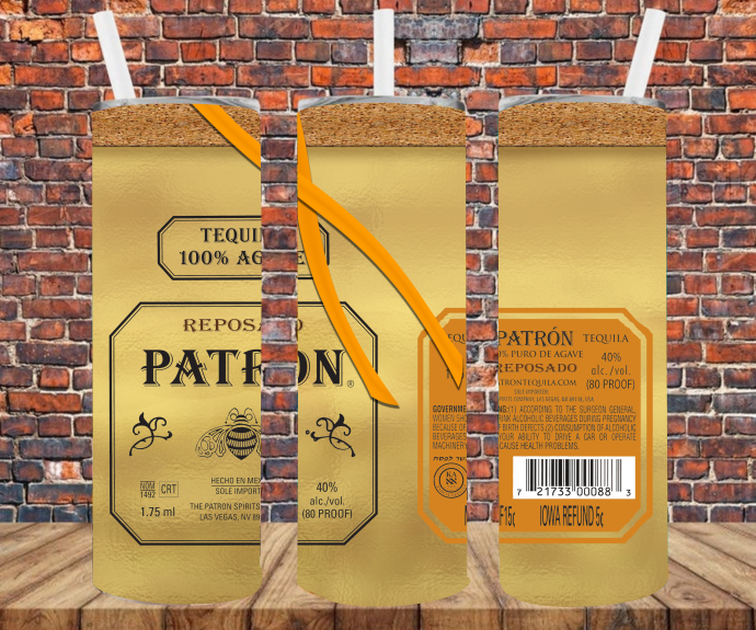 Adult Beverages- Tumbler Wrap Sublimation Transfers