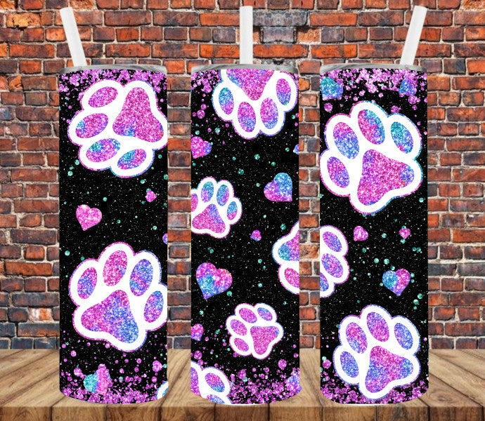 Pet Paw Print - Tumbler Wrap Vinyl Transfers
