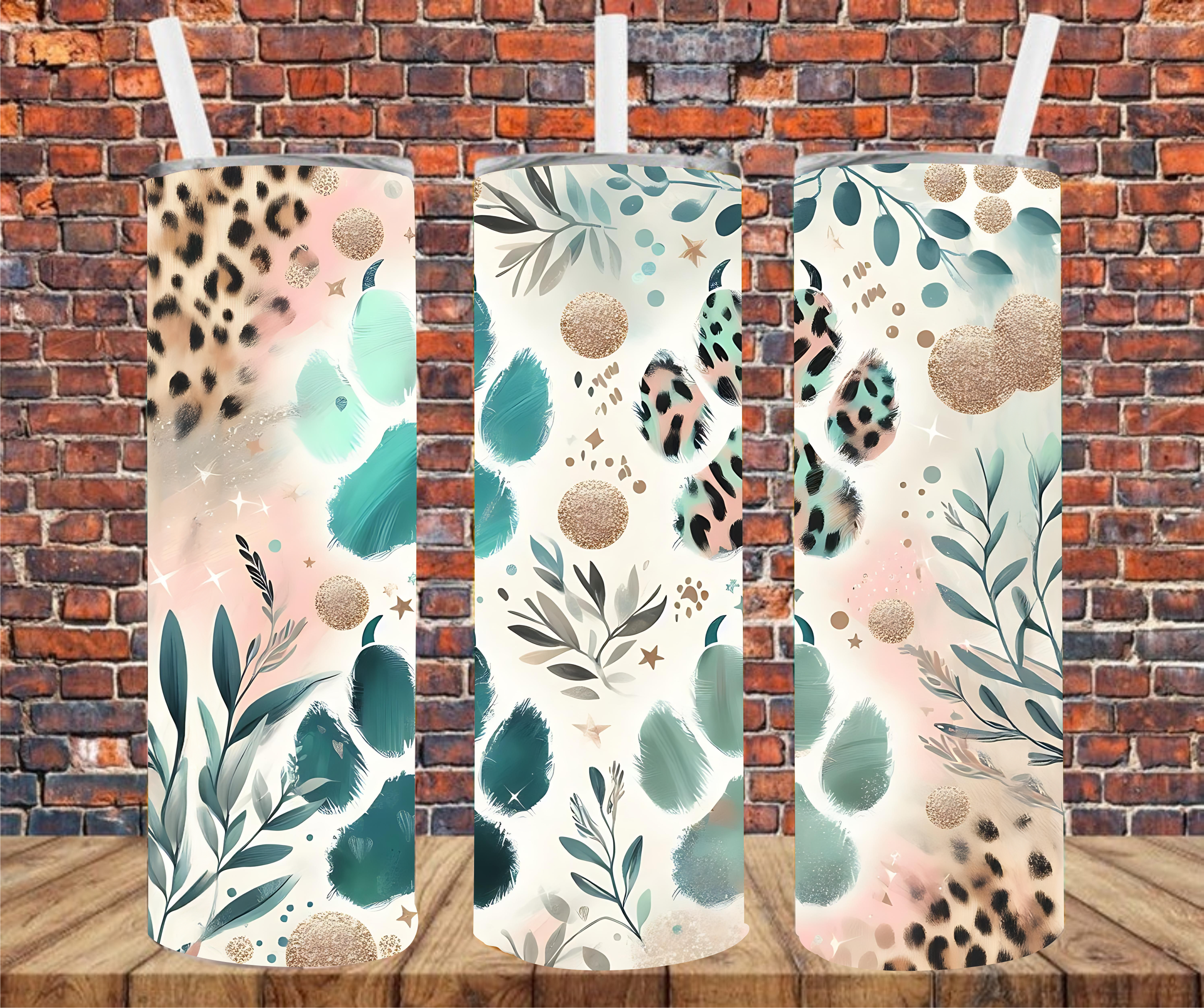 Paw Prints - Tumbler Wrap - Sublimation Transfer