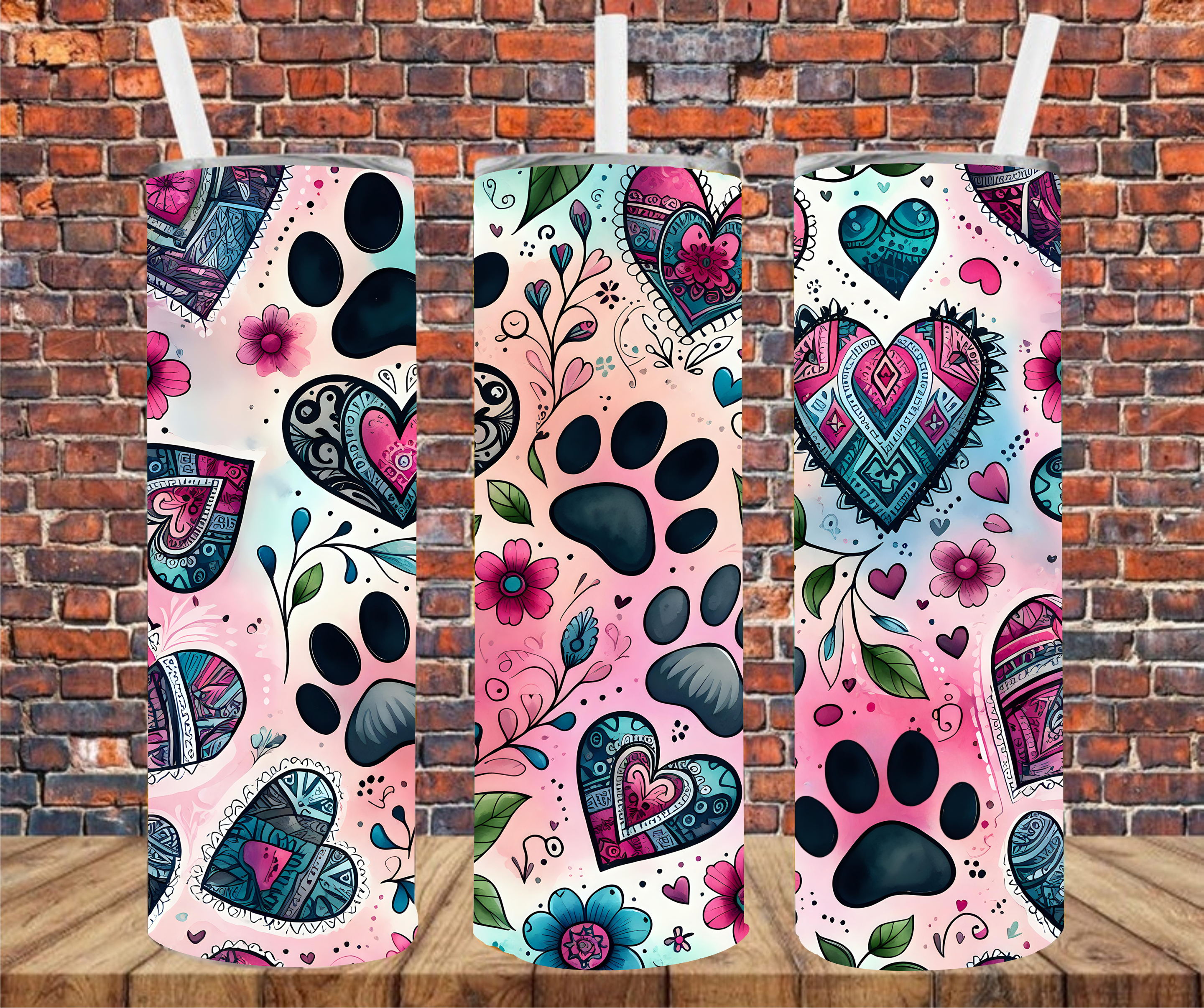 Pet Lover -  Tumbler Wrap - Sublimation Transfer