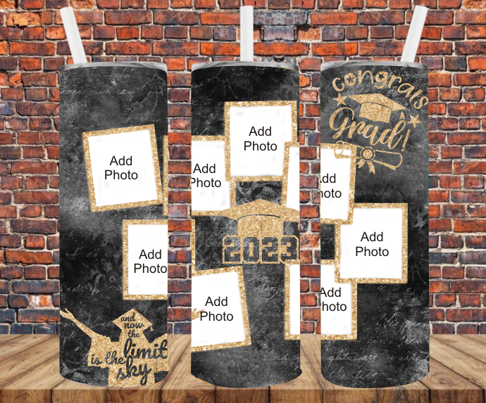 8 Images - Add Your Own Photos - Sublimation Tumbler Wrap