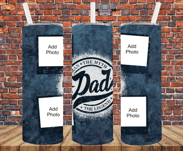 4 Images - Add Your Own Photos - Sublimation Tumbler Wrap