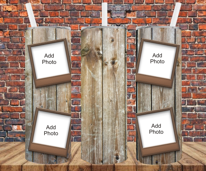 4 Images - Add Your Own Photos - Sublimation Tumbler Wrap