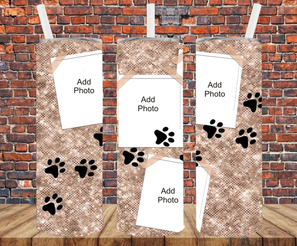 4 Images - Add Your Own Photos - Sublimation Tumbler Wrap